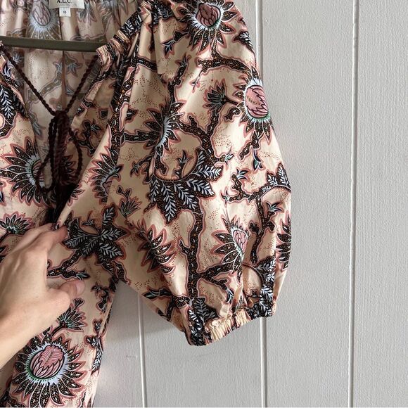 A.L.C. Elly Bohemian Print Top - Picture 6 of 13